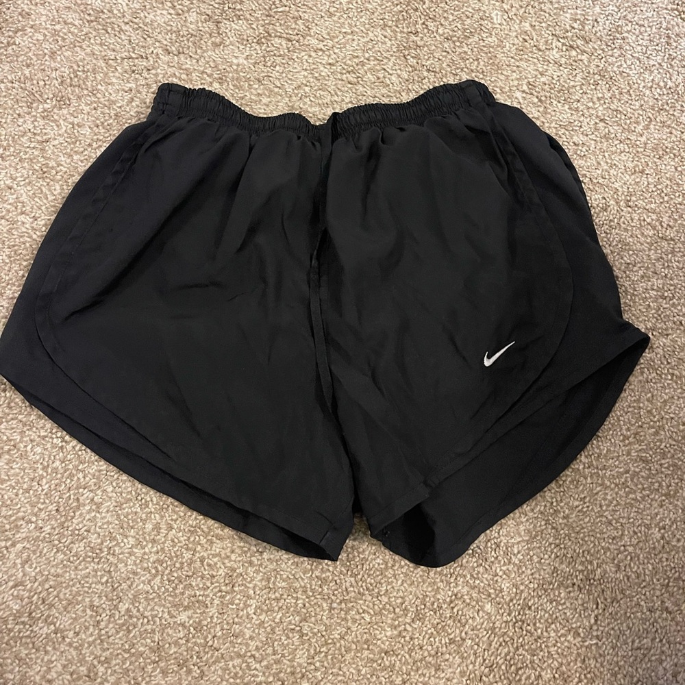 Black Nike athletic shorts